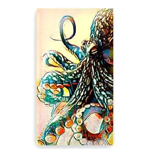 "Abstract Thoughts" Original Artwork By MalloryJane, Framed 26"x16" Signed Print